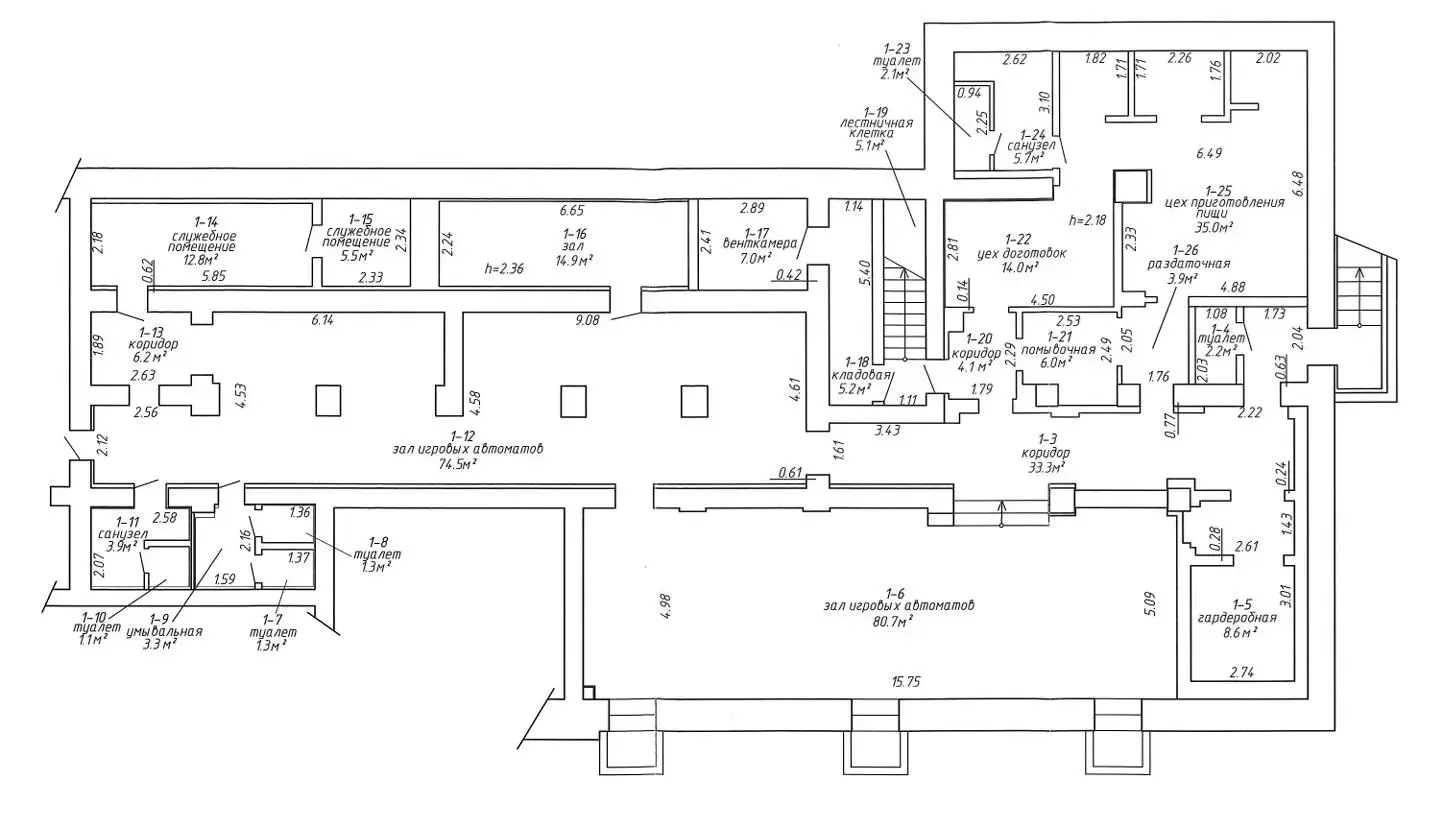 Аренда торгового помещения на ул. Чкалова, д. 12 в Минске, 4173EUR, код 967035 - фото 2