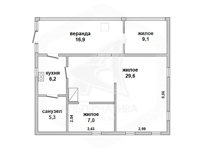 дом, Хомутины, , стоимость продажи 46 373 р.