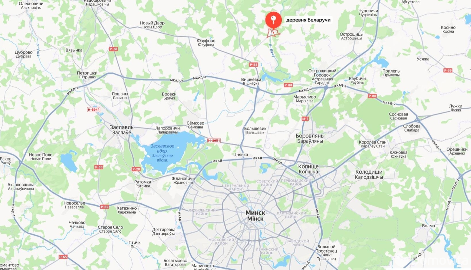участок, Беларучи, 