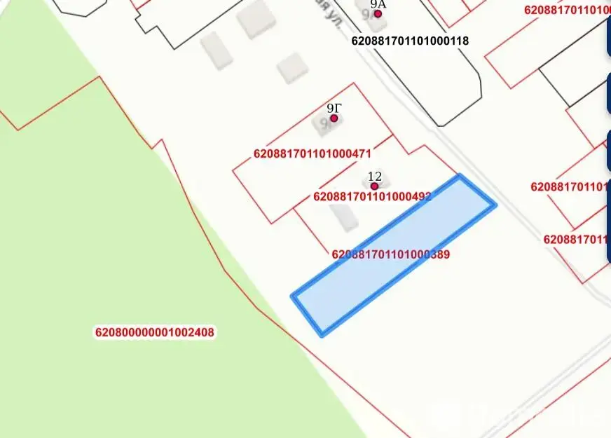 продажа участка, Гливин, ул. Лесная, д. 14