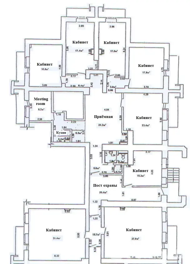 Аренда офиса на ул. Леси Украинки, д. 14 в Минске, 2168EUR, код 9038 - фото 21