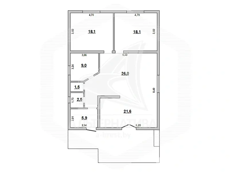 Купить 1-этажную дачу в Армеец-3 Брестская область, 155000USD, код 184897 - фото 42