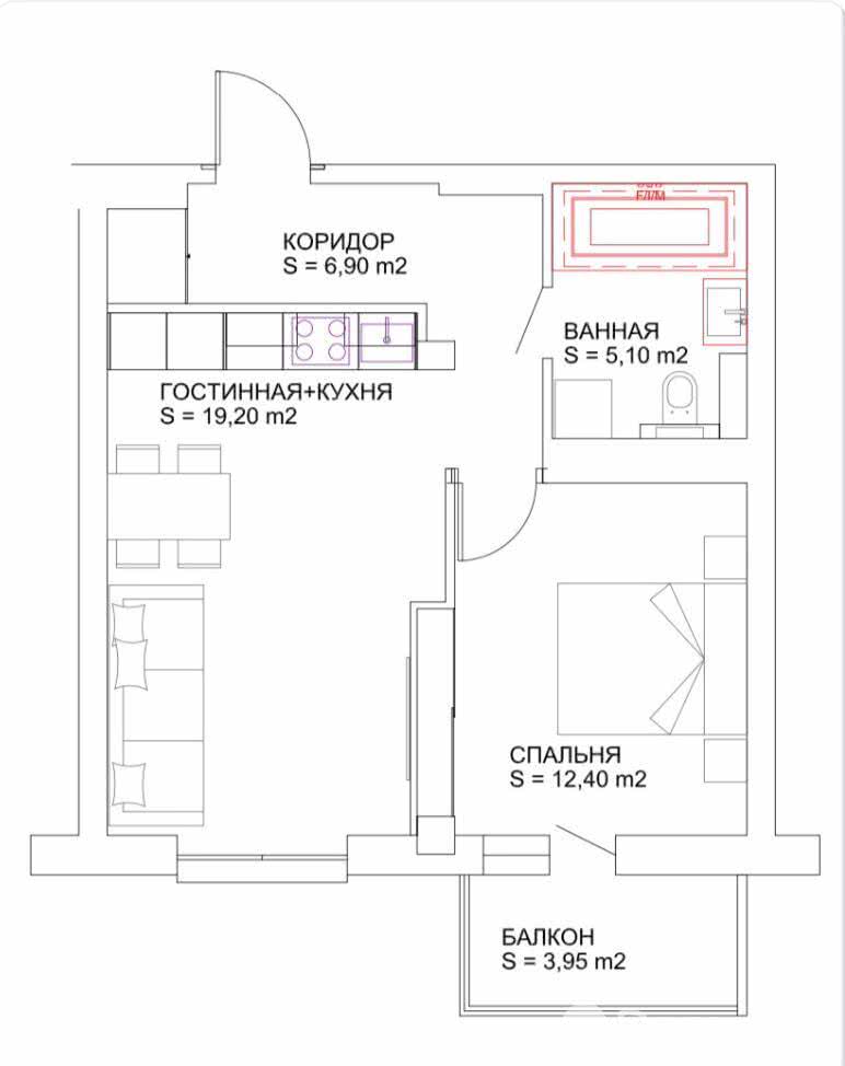 квартира, Минск, ул. Матусевича, д. 70 на ст. метро Кунцевщина