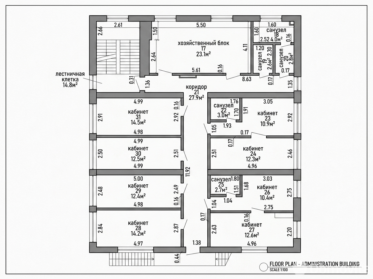 Аренда офиса на ул. Совхозная в Лесковке, 21BYN, код 17124 - фото 18