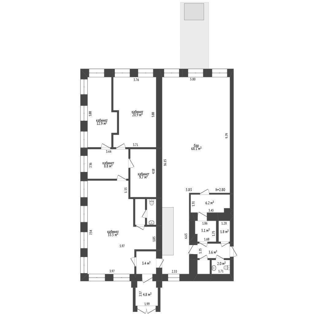 Купить офис на ул. Пономаренко, д. 34 в Минске, 427455USD, код 7974 - фото 7