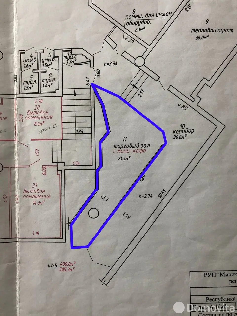 Цена аренды торгового объекта, Минск, ул. Жилуновича, д. 2Д