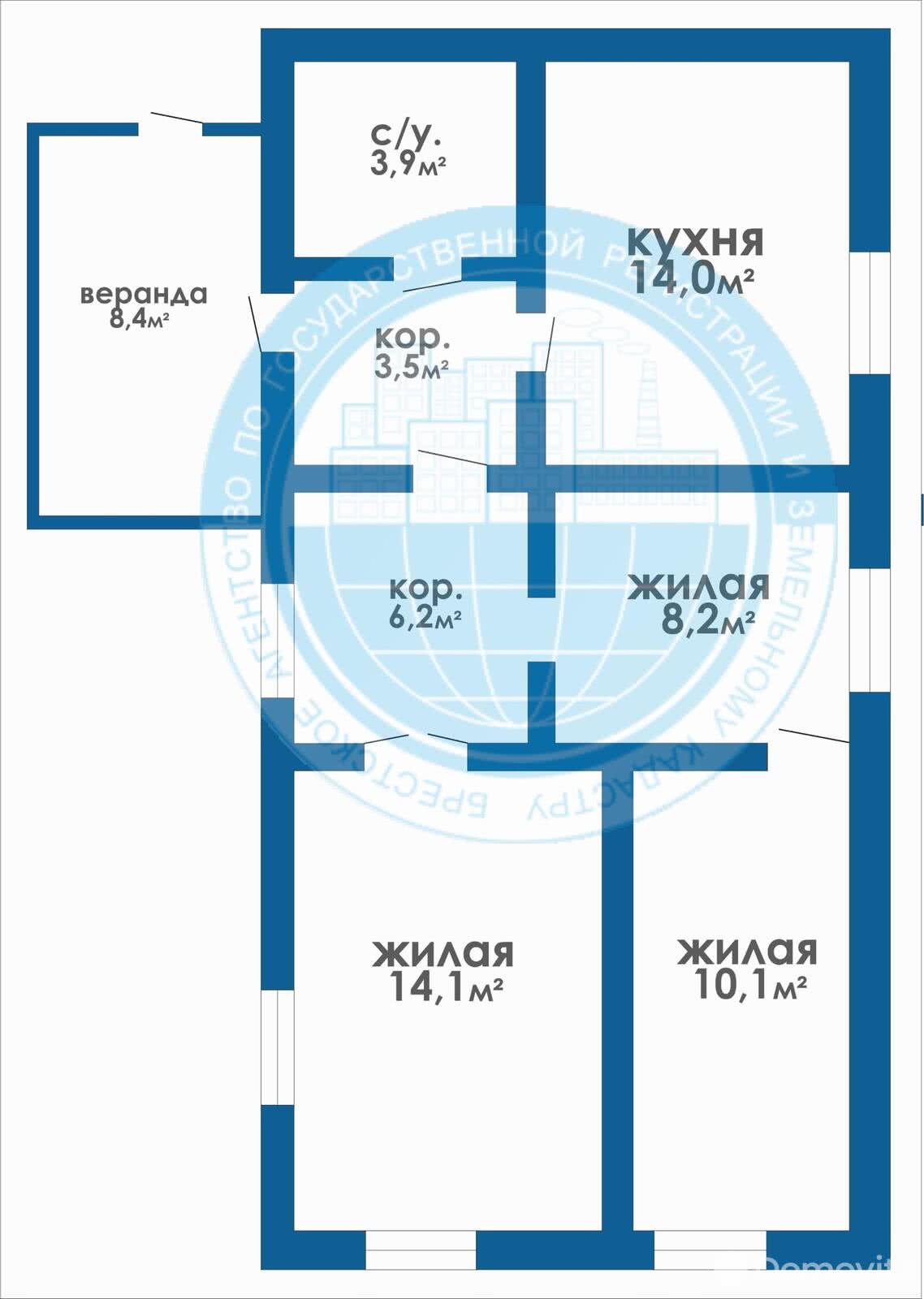 Продажа 1-этажного дома в Крошине, Брестская область ул. Ленина, д. 31, 10700USD, код 634091 - фото 2