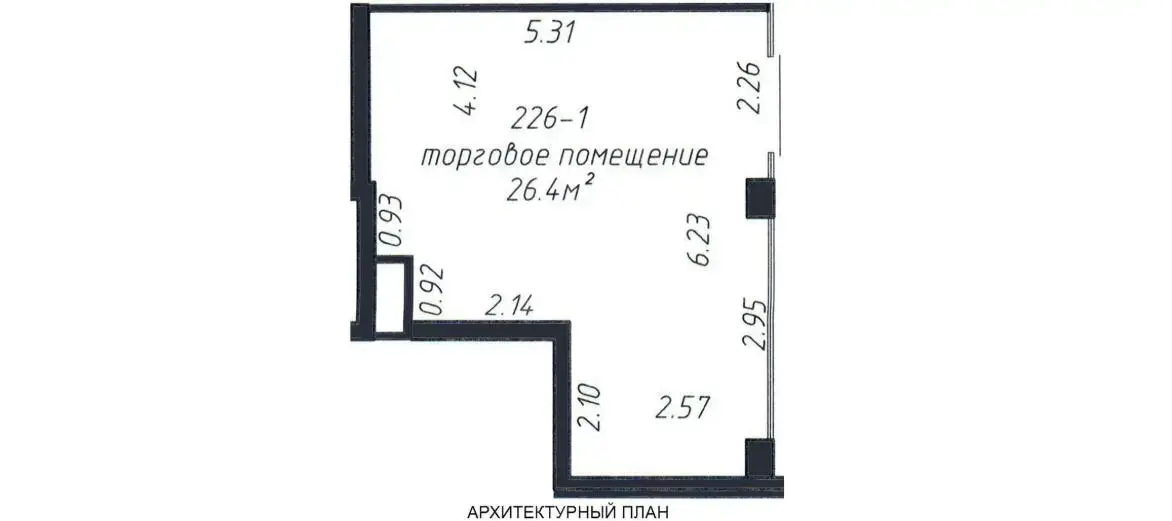 Купить торговую точку на ул. Кирилла Туровского, д. 24 в Минске, 21912EUR, код 998474 - фото 2