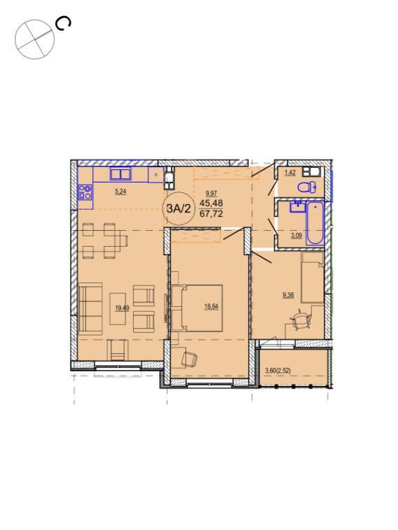 Продажа 3-комнатной квартиры в Минске, ул. Кузьмы Минина, д. 5, 88036 USD, код: 1117754 - фото 6