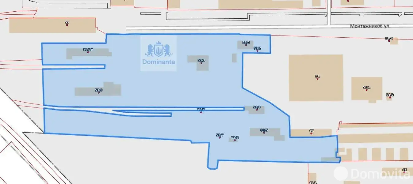 участок, Минск, ул. Монтажников, д. 53