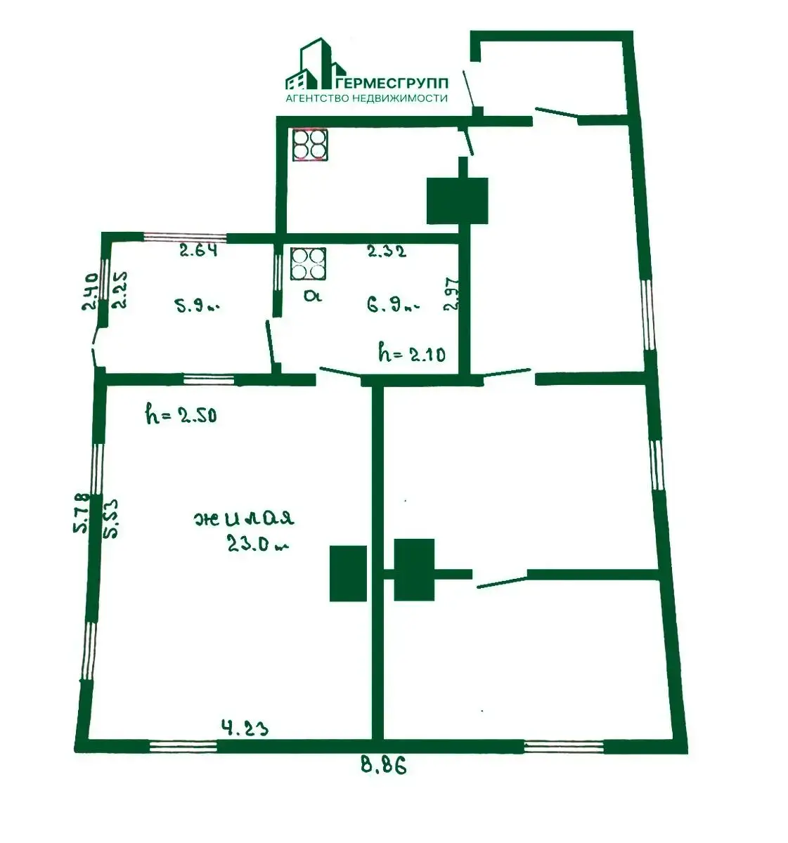 купить дом, Кобрин, ул. Северная