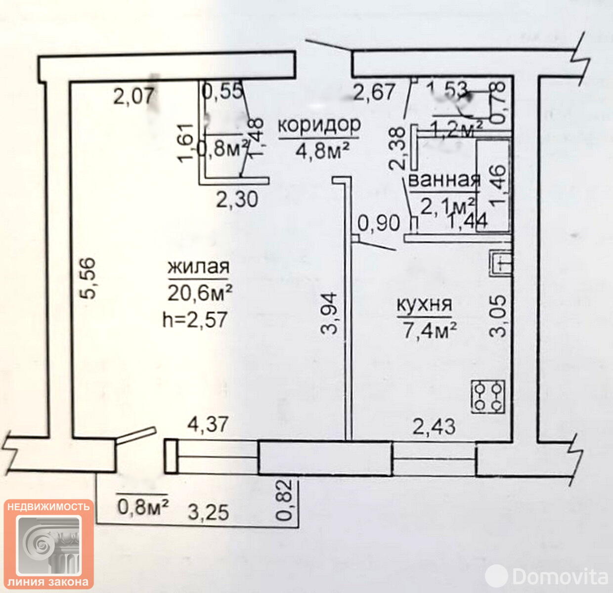 Цена продажи квартиры, Ветка, ул. Чапаева В.И., д. 11