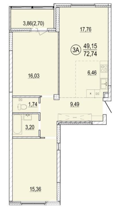 Цена продажи квартиры, Минск, ул. Разинская, д. 6