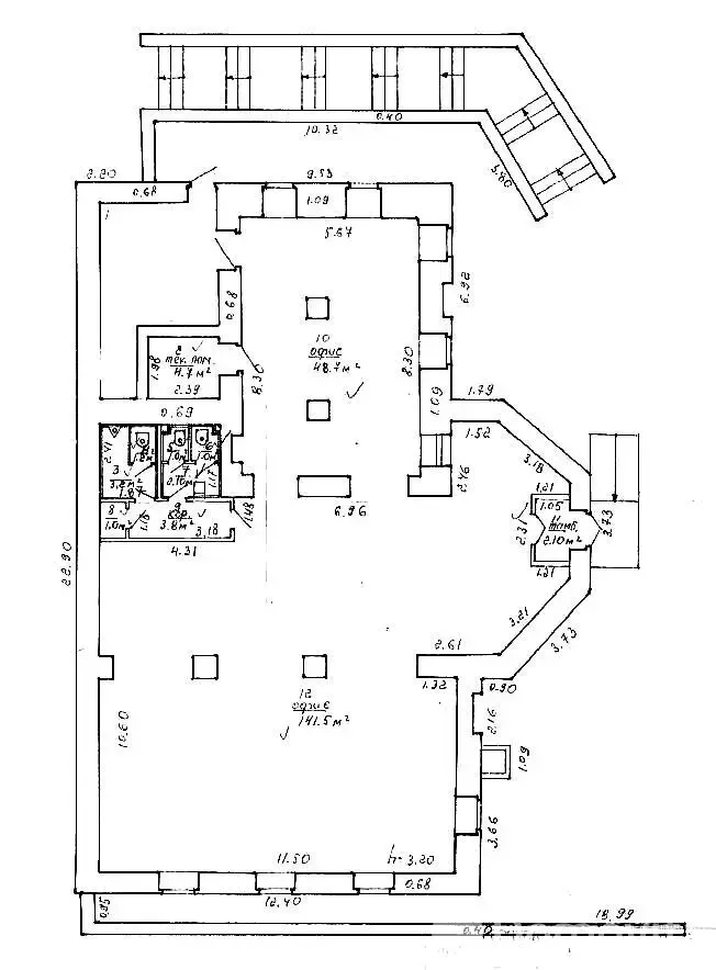 Снять офис на ул. Интернациональная, д. 33/В в Минске, 13039BYN, код 16915 - фото 42