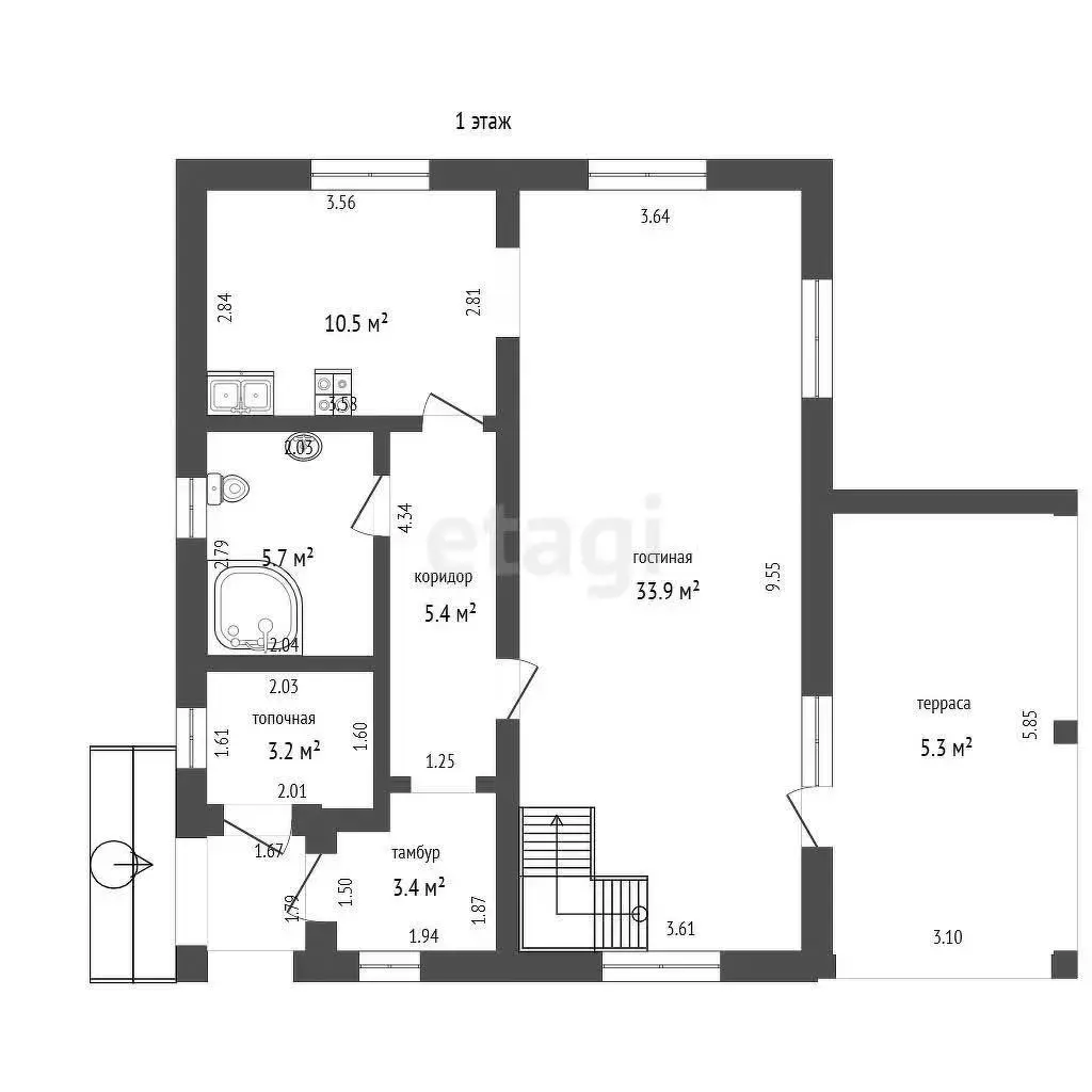 Стоимость продажи дома, Мочаны, ул. Дачная, д. 29/а