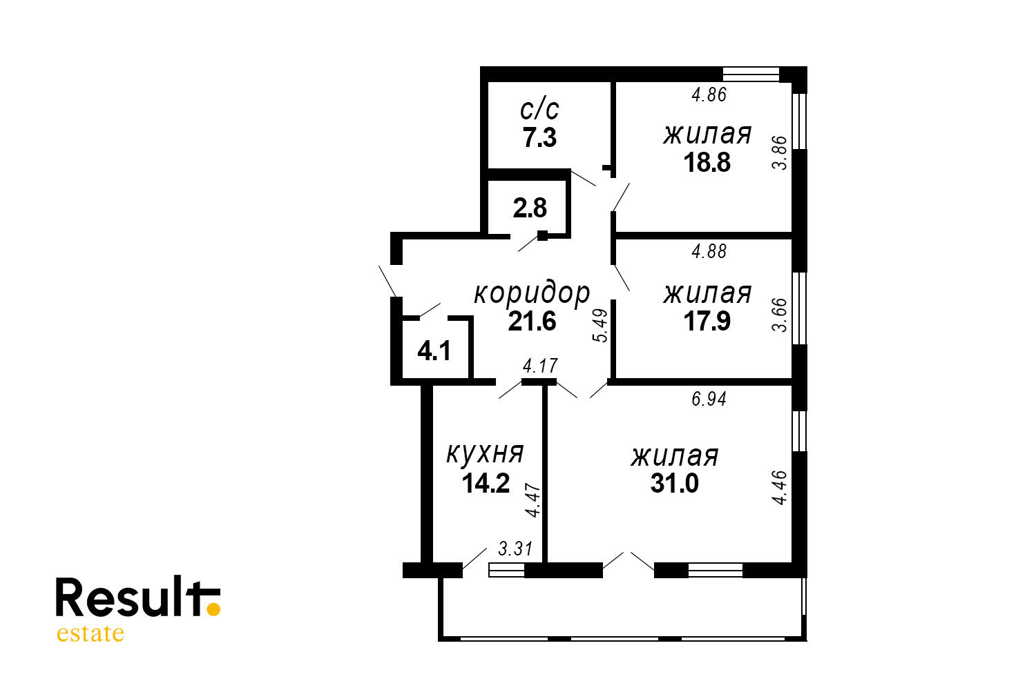 Стоимость продажи квартиры, Минск, ул. Пионерская, д. 5