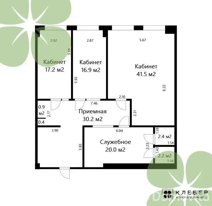 Стоимость продажи офиса, Минск, ул. Мележа, д. 5