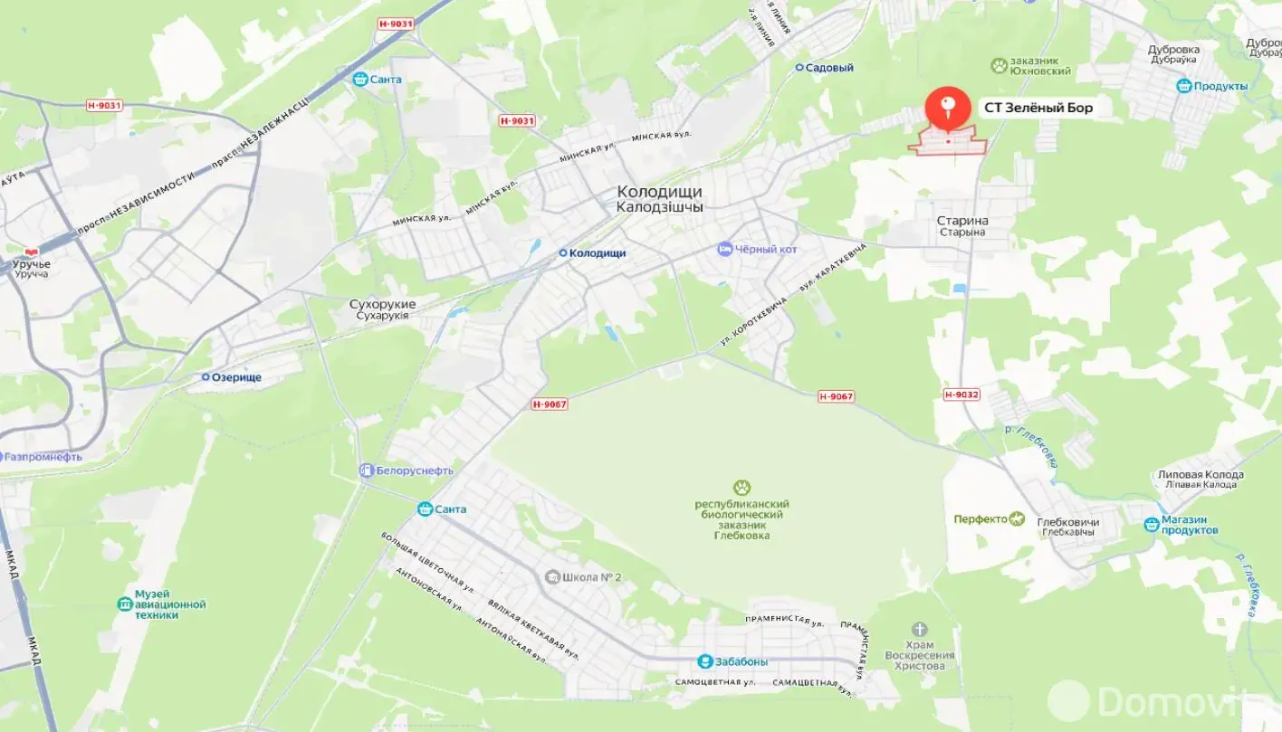 Цена продажи участка, Зеленый бор, 