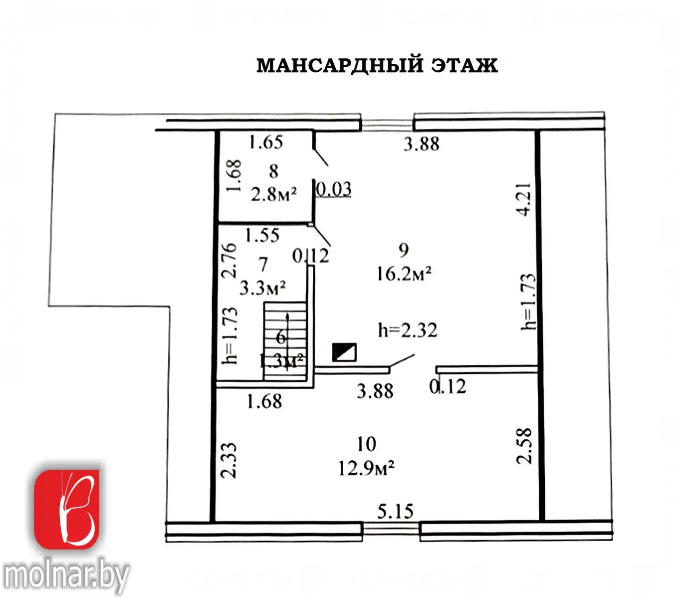 Продажа 2-этажной дачи в Урожайный Минская область, 45000USD, код 175263 - фото 15