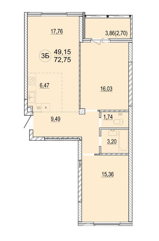 квартира, Минск, ул. Разинская, д. 4 