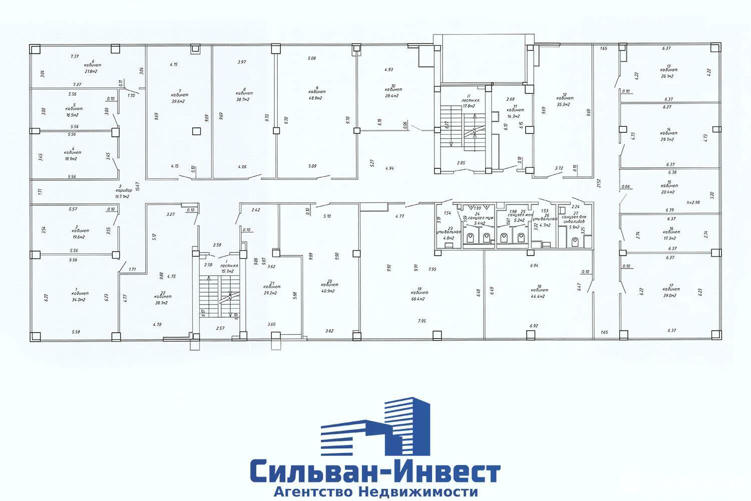 Купить офис на ул. Уборевича, д. 95/а в Минске, 3535330USD, код 7409 - фото 48