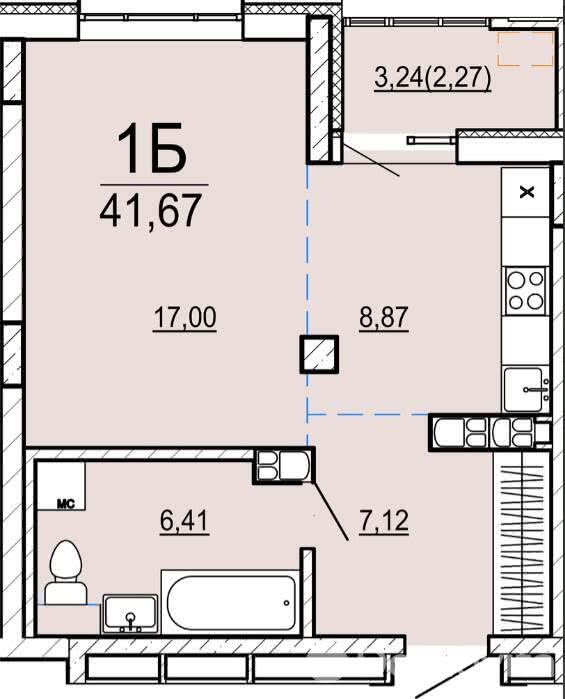 Продажа 1-комнатной квартиры в Минске, ул. Нововиленская, д. 61, 74589 USD, код: 1012834 - фото 3