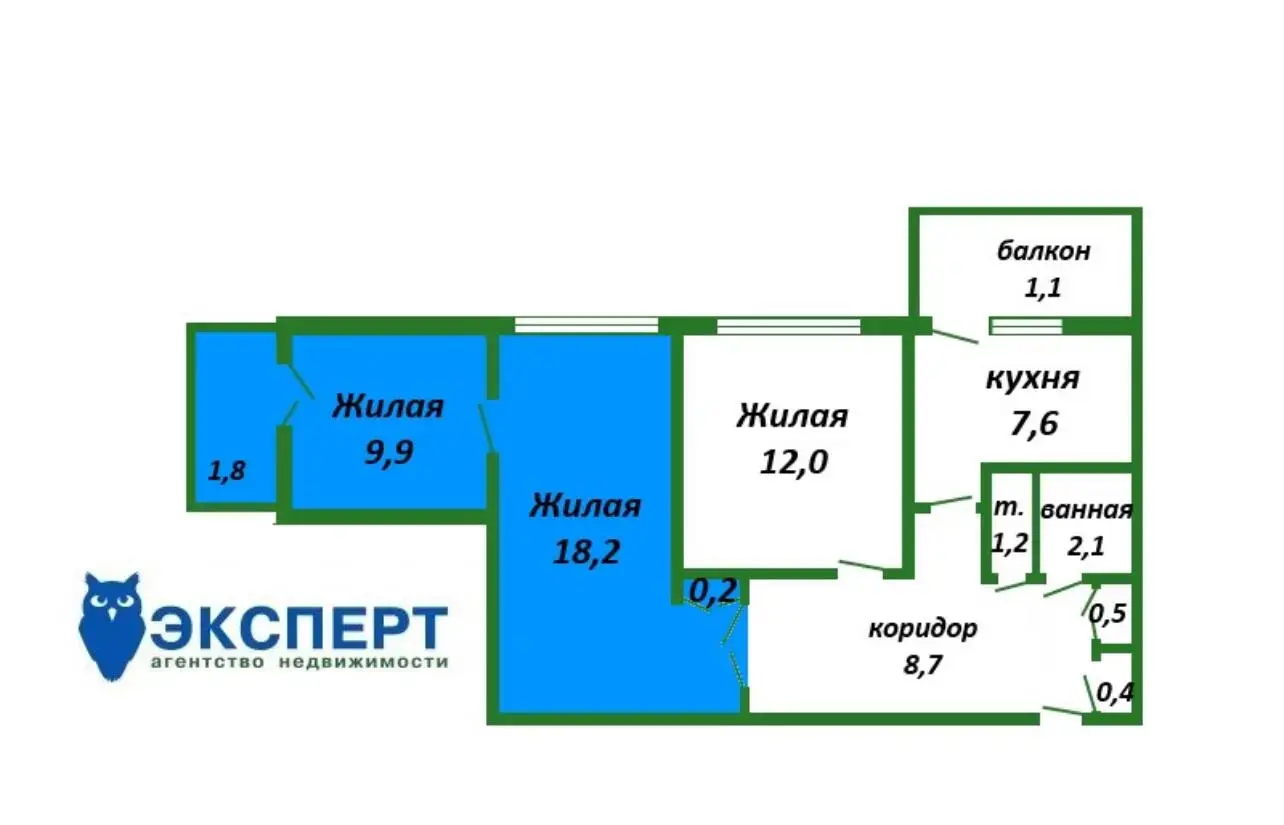 комната, Минск, пр-т Пушкина, д. 29 