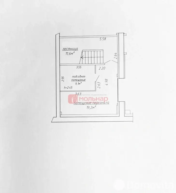 Снять торговую точку на ул. Веры Хоружей, д. 19 в Минске, 3690EUR, код 966681 - фото 15