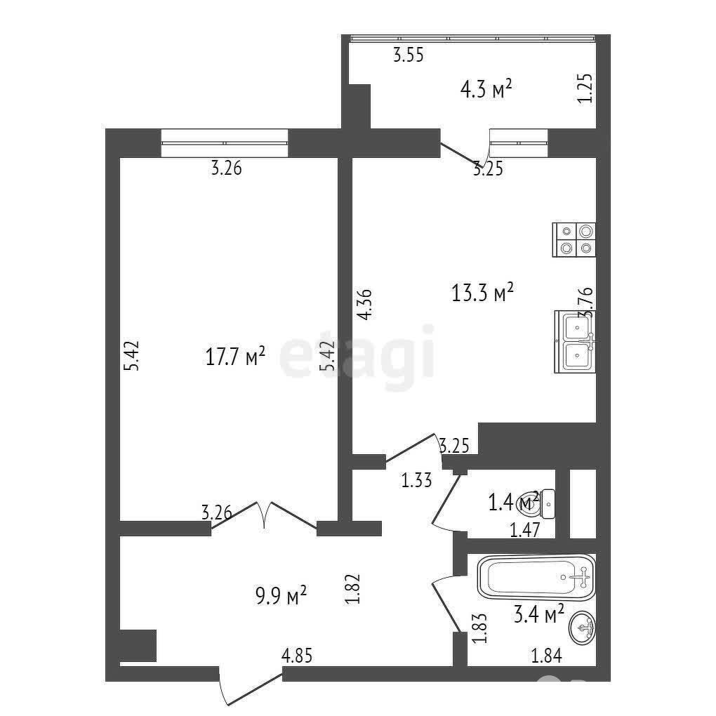 Стоимость продажи квартиры, Минск, ул. Шаранговича, д. 84