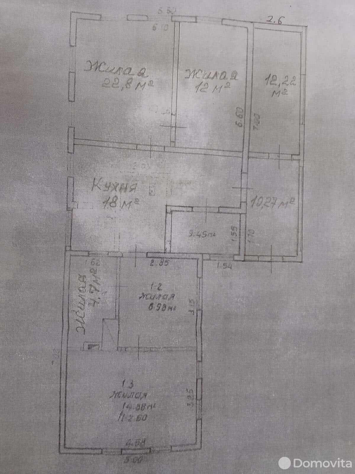 коттедж, Гомель, ул. Заслонова, д. 8, стоимость продажи 114 232 р.