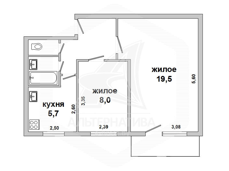 продажа квартиры, Малорита, 