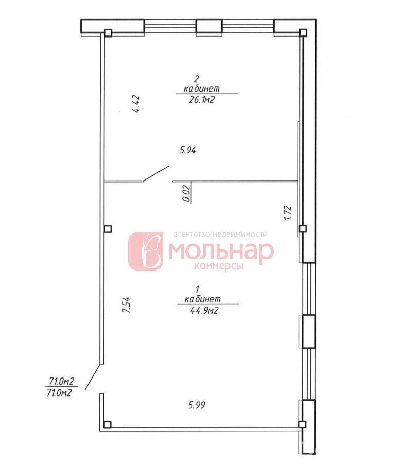 Купить офис на ул. Аэродромная, д. 125 в Минске, 93200USD, код 7484 - фото 5