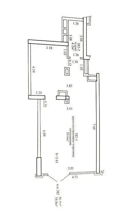 Помещение под сферу услуг в Минске, ул. Игоря Лученка, д. 15, код 3682 - фото 3