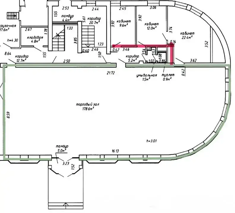 Объект сферы услуг в Минске, ул. Сурганова, д. 29, код 3681 - фото 3