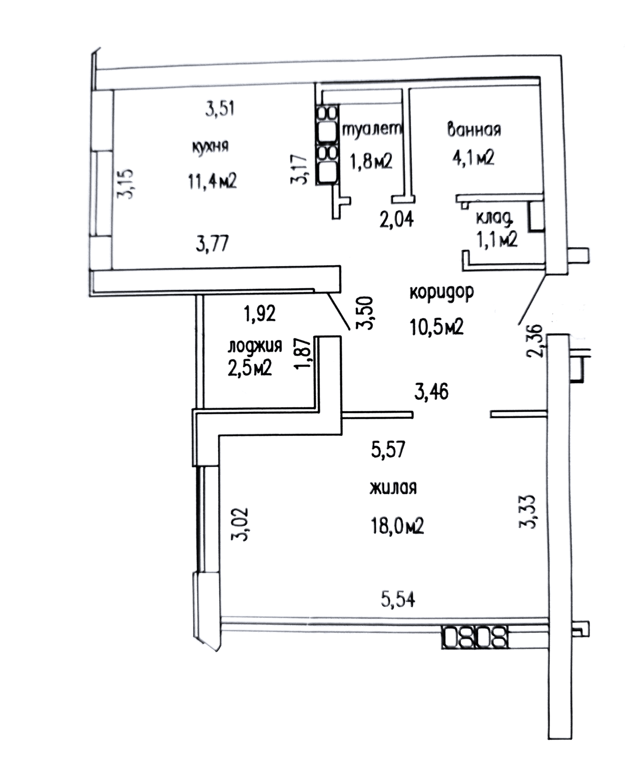 Снять 1-комнатную квартиру в Минске, ул. Леонида Беды, д. 29, 440USD, код 150238 - фото 12