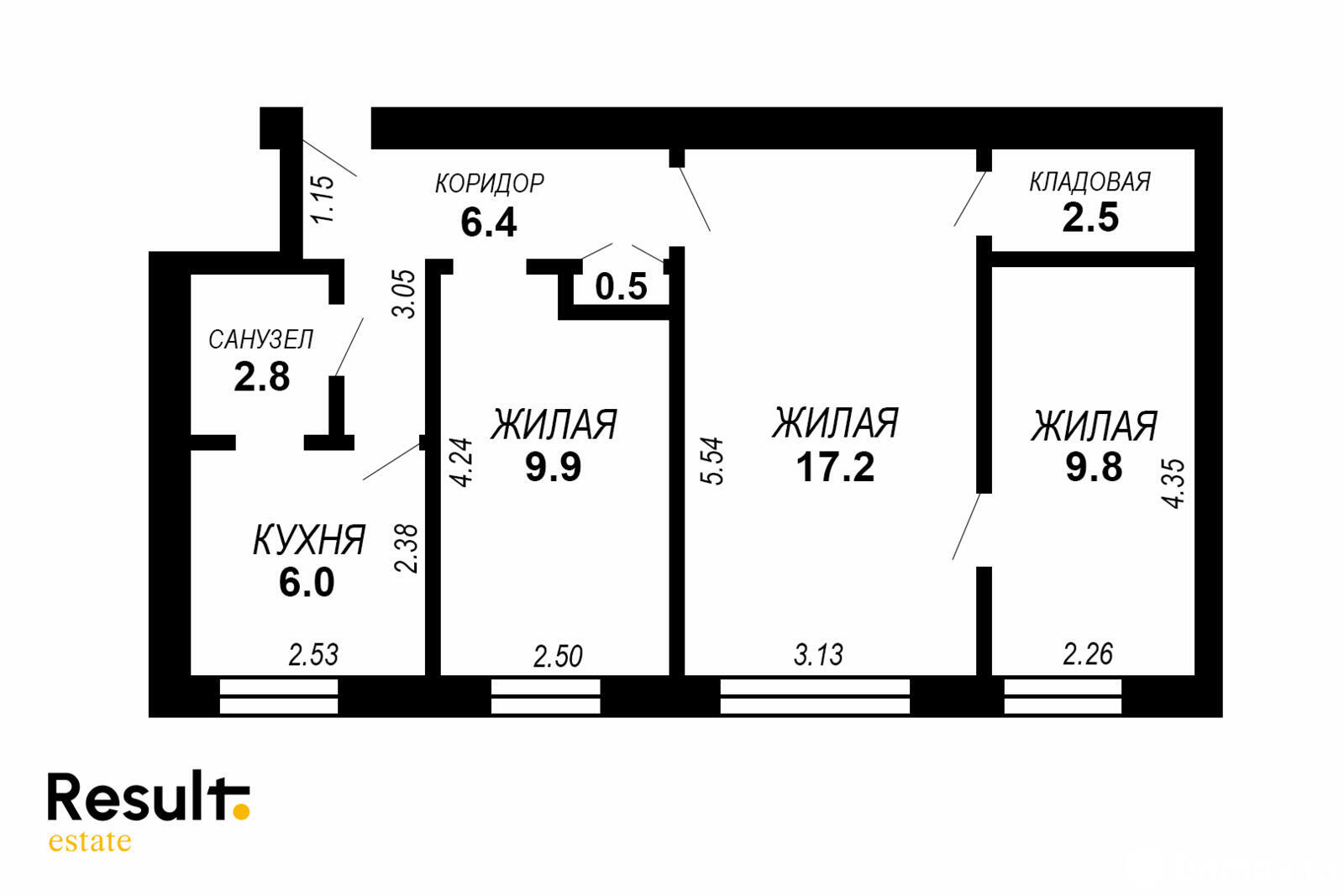 квартира, Минск, ул. Пуховичская, д. 16, стоимость продажи 258 165 р.