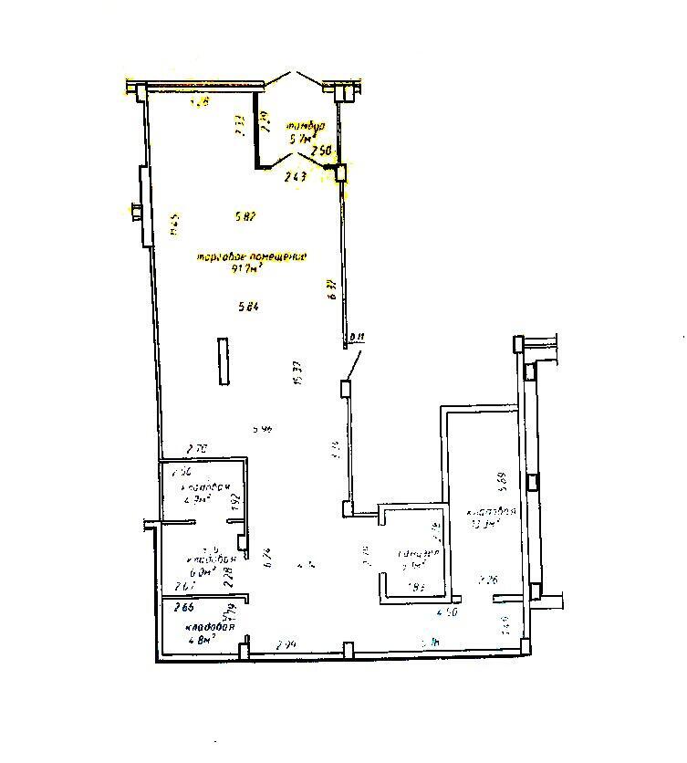 Продажа торгового помещения на ул. Петра Мстиславца, д. 8 в Минске, 199500USD, код 996770 - фото 19