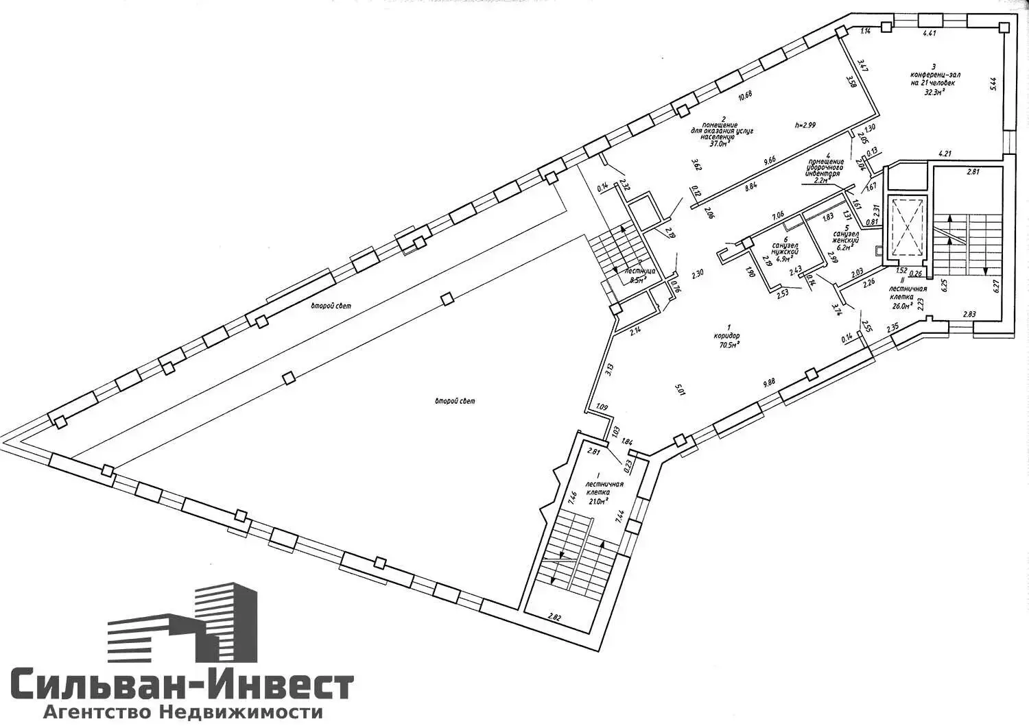 Купить помещение под сферу услуг в Минске, ул. Юрово-Завальная, д. 13 - фото 42