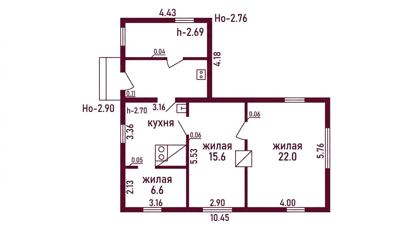 коттедж, Занки 1, ул. Комсомольская, д. 1 