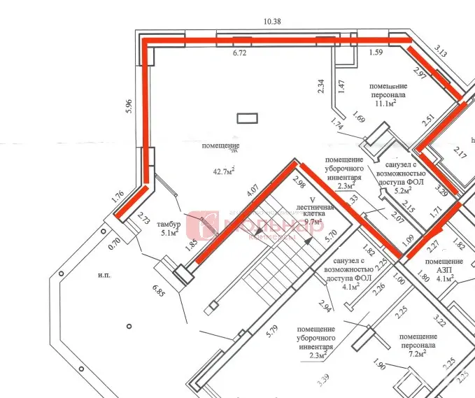 Аренда торговой точки на ул. Щорса, д. 42 в Минске, 1520EUR, код 966353 - фото 15