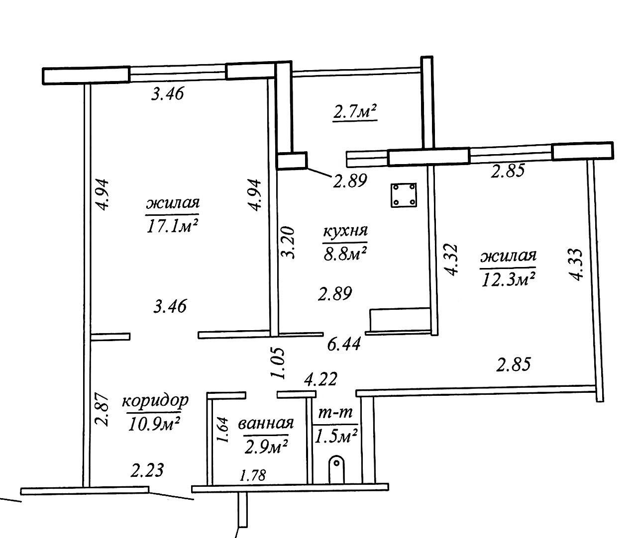 продажа квартиры, Гродно, ул. Малыщинская, д. 31