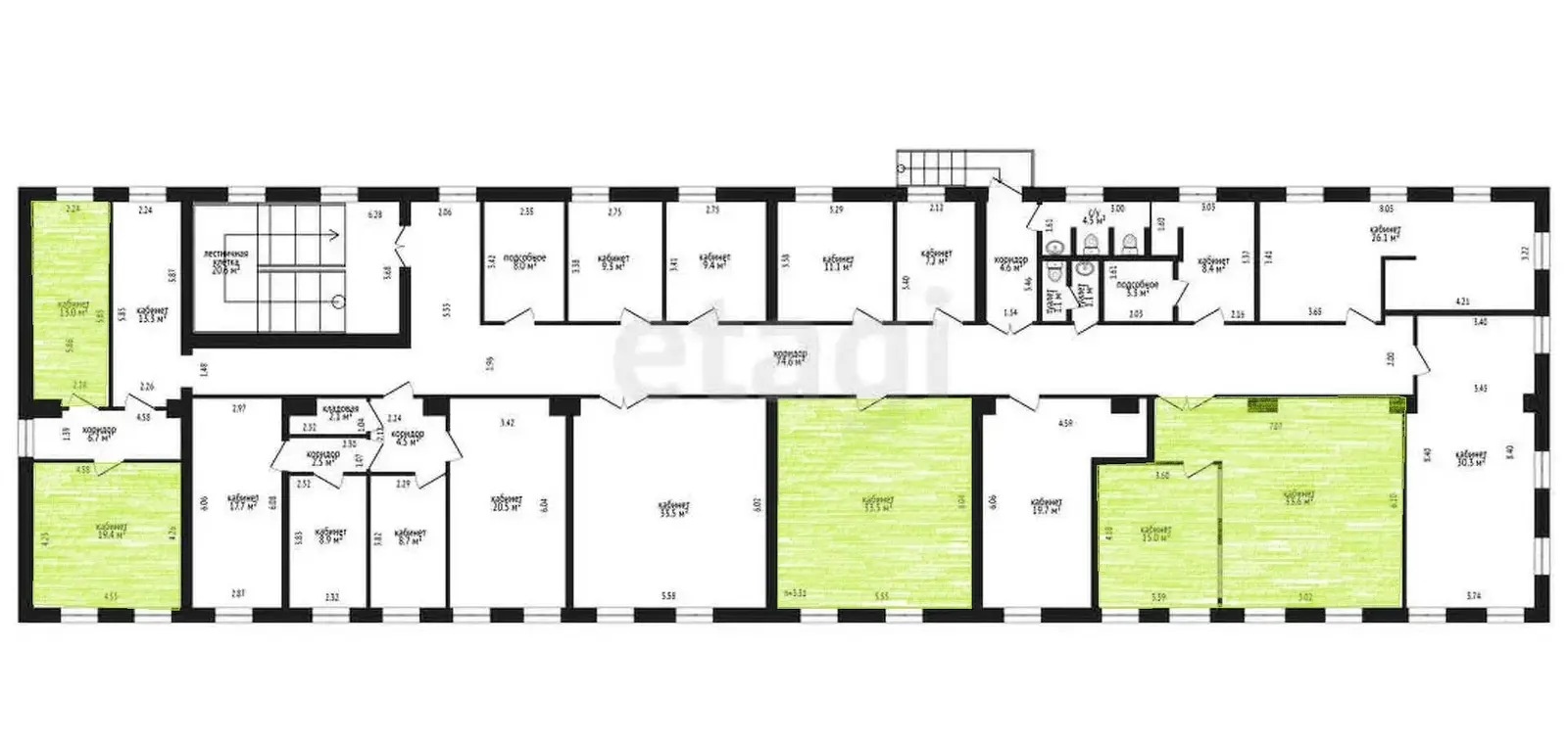 Аренда офиса на ул. Ольшевского, д. 16/Б в Минске, 838BYN, код 15152 - фото 3
