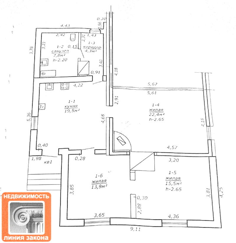 Стоимость продажи квартиры, Калинковичи, ул. Панова, д. 31