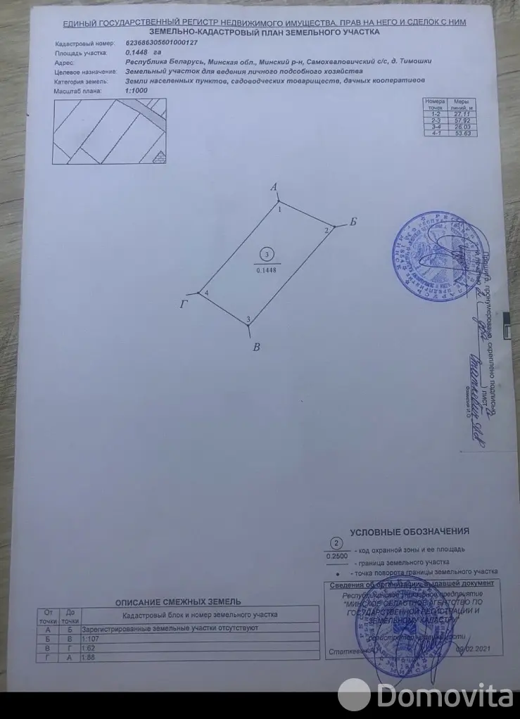 участок, Тимошки, 