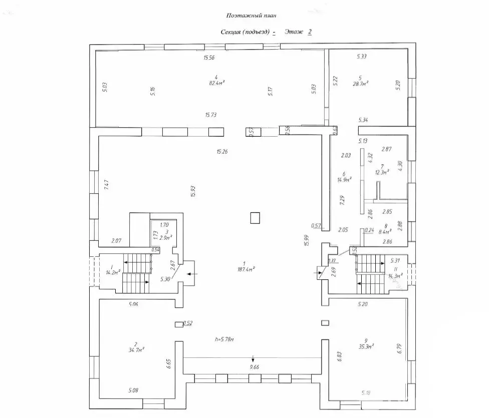 Помещение под сферу услуг в Минске, ул. Жилуновича, д. 2/7, код 2930 - фото 15