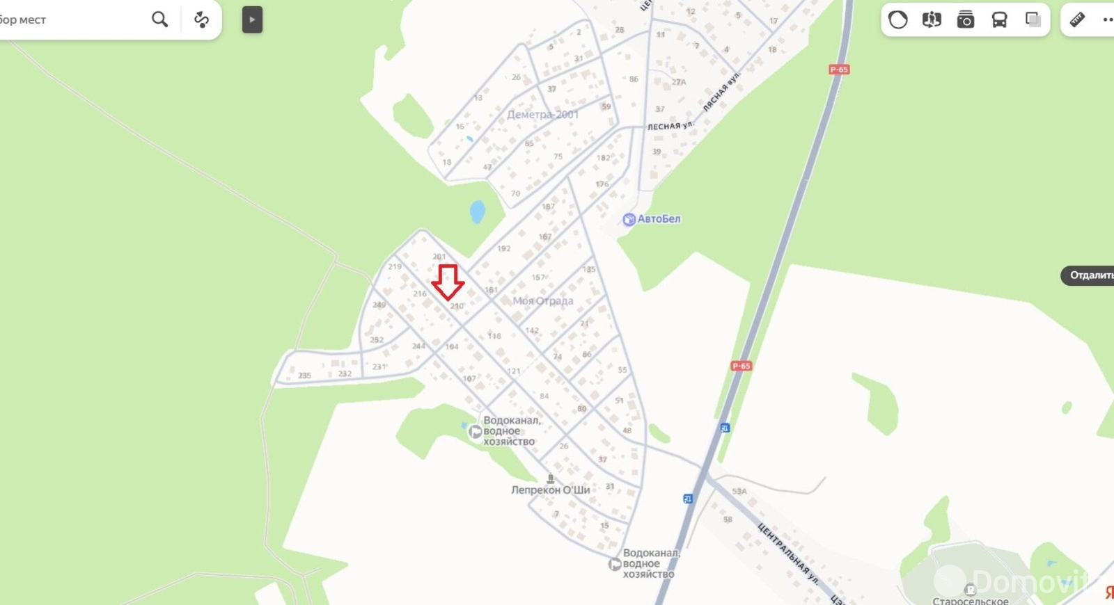 Стоимость продажи участка, Моя отрада, 