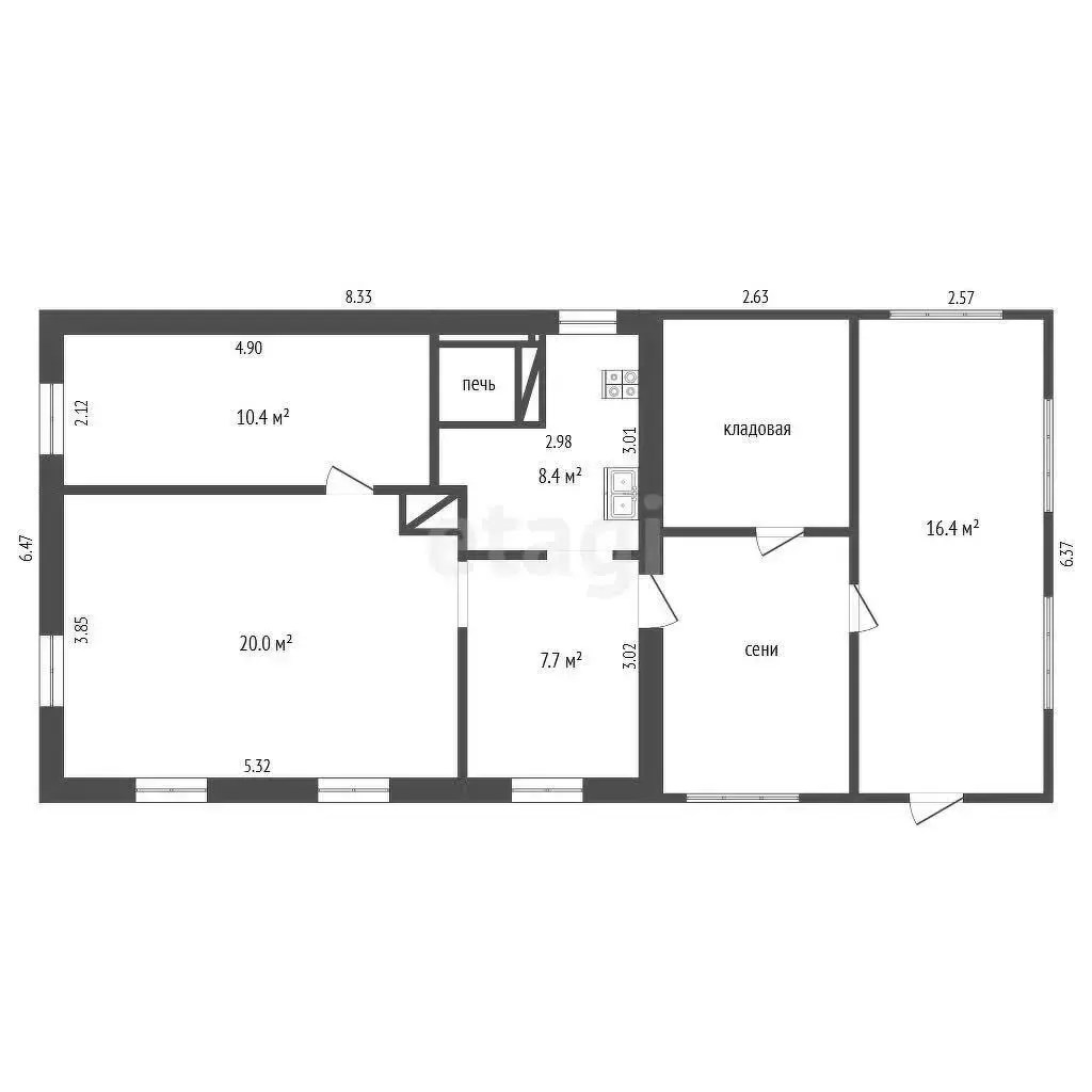 коттедж, Беланы, д. 21 