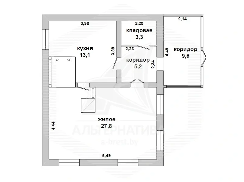 коттедж, Клепачи, 