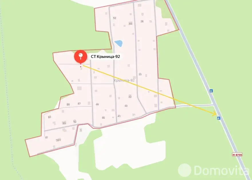 участок, Крыница-92,