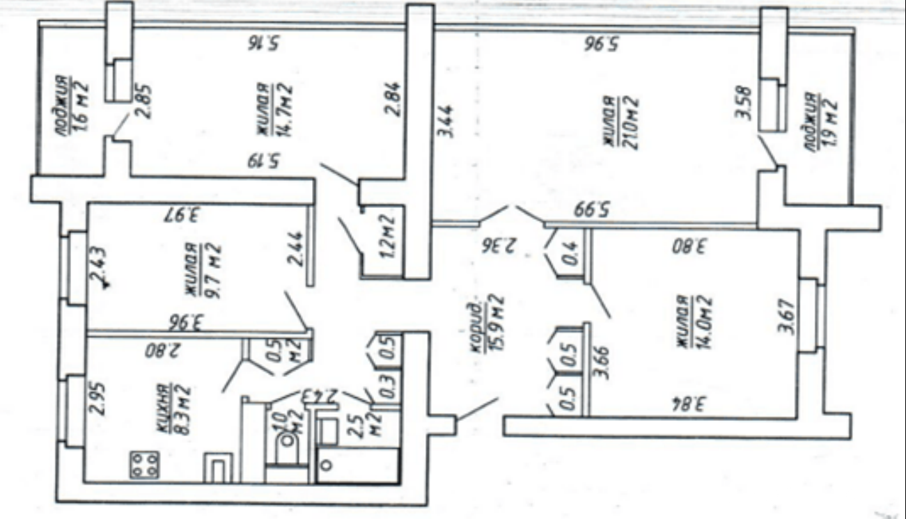 квартира, Минск, пр-т Машерова, д. 76, стоимость продажи 350 054 р.